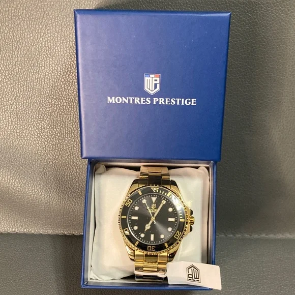 Montres Prestige Men's Watch - 42mm, Gold (MPW-0085) - Picture 2 of 7